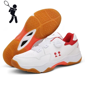 Професионална тенис Унисекс обувки, дишаща тенис обувки за тренировки, здрава и нескользящая обувки за тенис, обувки за бадминтон, мъже