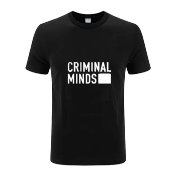 Тениска Hot Tv C-Criminals Minds, модни тениски на американската телевизия, блузи с къс ръкав и кръгло деколте