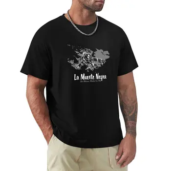 Тениска La Muerte Negra, летни дрехи, забавна тениска, мъжки забавни тениски
