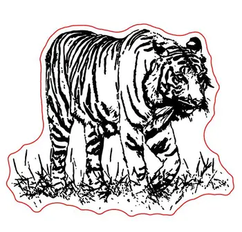 Тигрови прозрачни печати за DIY, scrapbooking/производство на картички/бебешки коледна украса ST0036