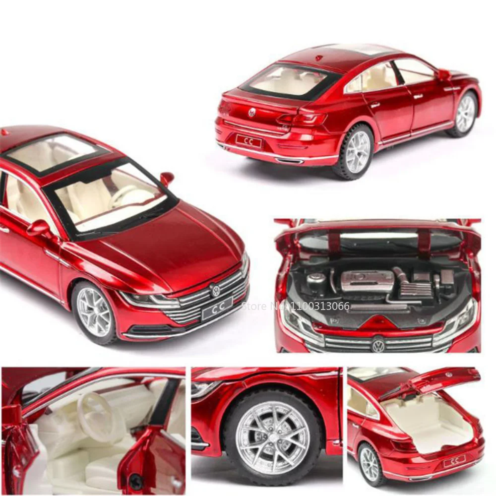 Гласове модели на спортни автомобили в мащаб 1: 32, играчка за превозни средства с имитация на метални модели на автомобили със звук и светлина, Колекция детски подаръци