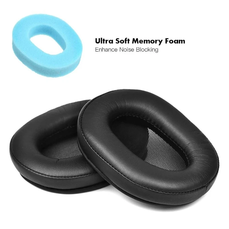 Дишащи амбушюры за слушалки Sony MDR-1A, шумоподавляющие амбушюры, губчатые подложки с ефект на паметта, втулки за слушалки, възглавница